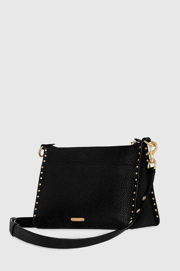 Rebecca Minkoff Darren Signature Shoulder Bag Black Women Shoulder Bags