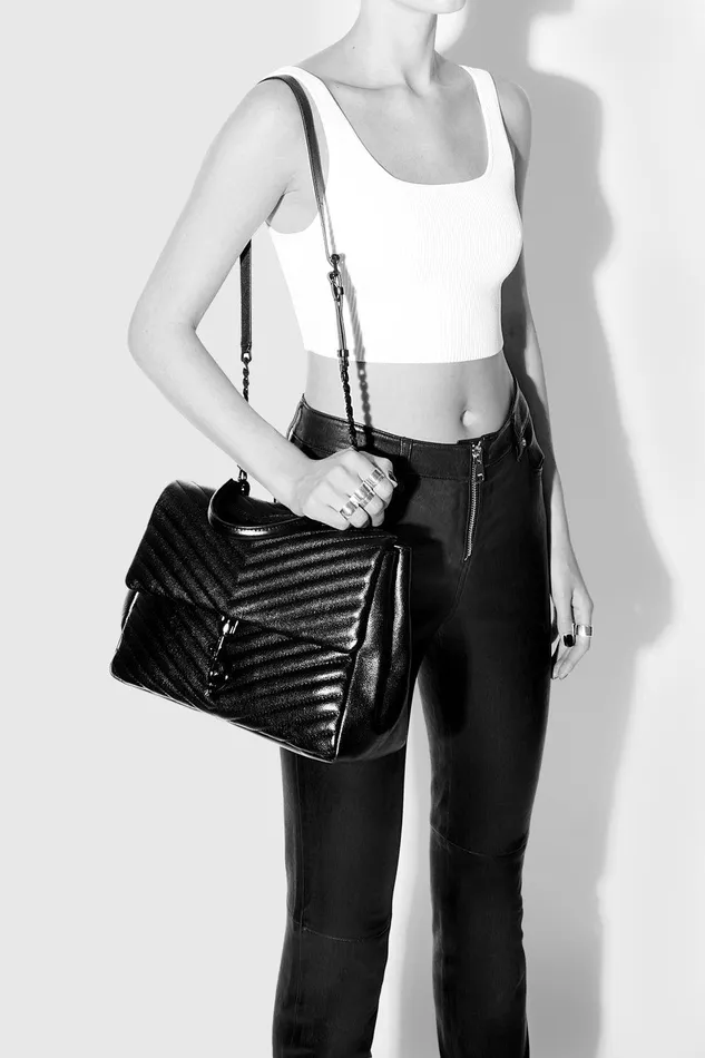 Rebecca Minkoff Edie Large Top Handle Shoulder Black Women Top Handle Bags