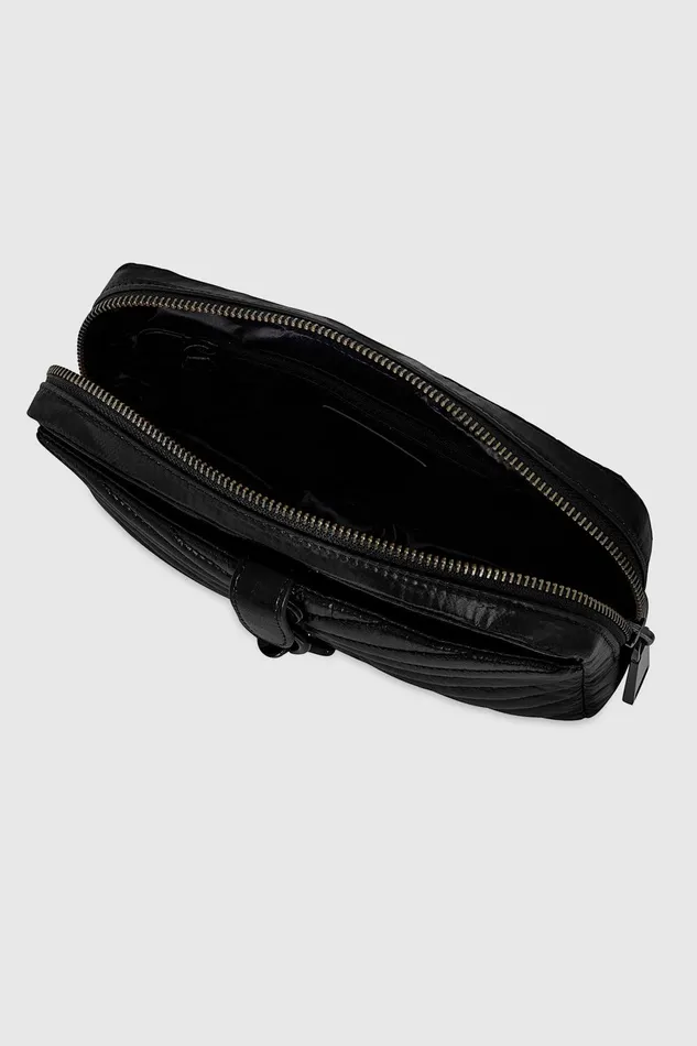 Rebecca Minkoff Edie Nylon Belt Bag Blackblack Shellac Women Belt Bags