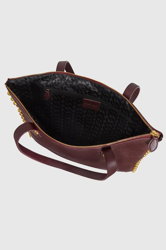 Rebecca Minkoff Milan Tote With Studs Port Women Tote Bags