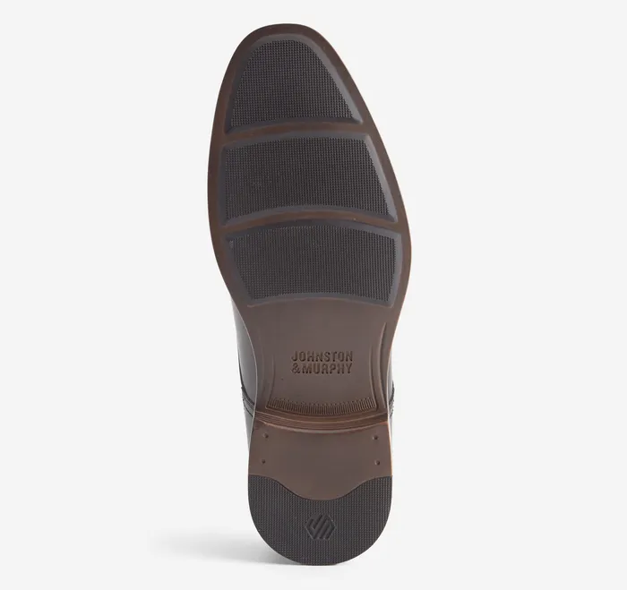 Reeve RunOff Venetian Loafer Black Full Grain SlipOns and Loafers Johnston and Murphy Men
