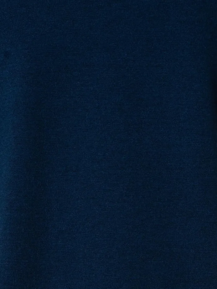 Reversible Wool Silk Stretch DoubleFace Knit Top Navylight Denim Women Akris Knitwear