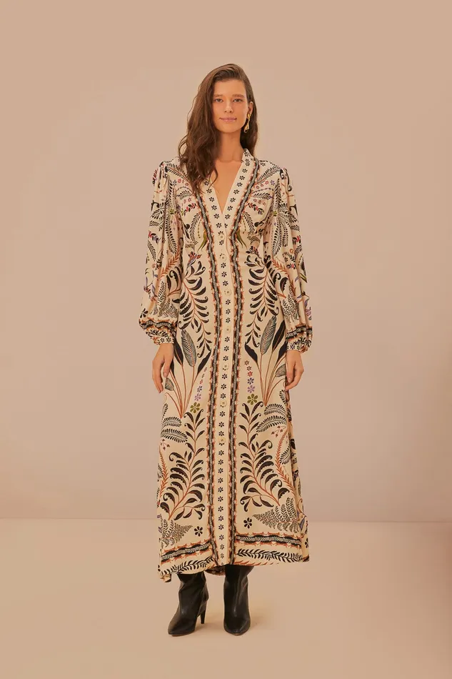 Sand Classic Nature Maxi Dress Women Farm Rio Maxi Dresses