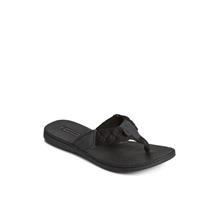 Sandals Women Sperry Parrotfish Braid Sandal Black
