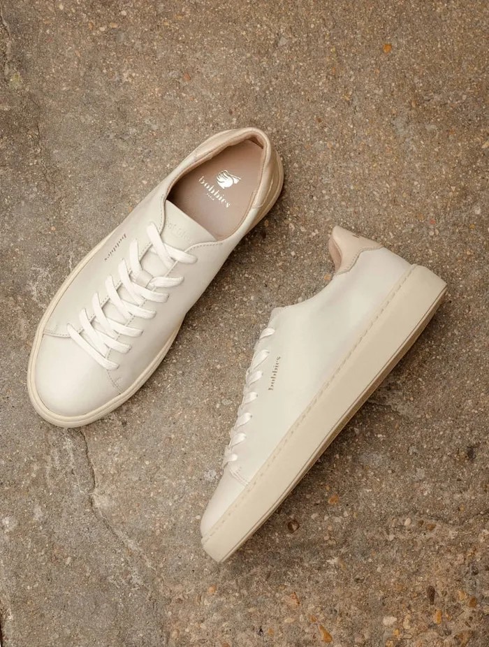 Sanna Off White and Chantilly Women Bobbies Sneakers