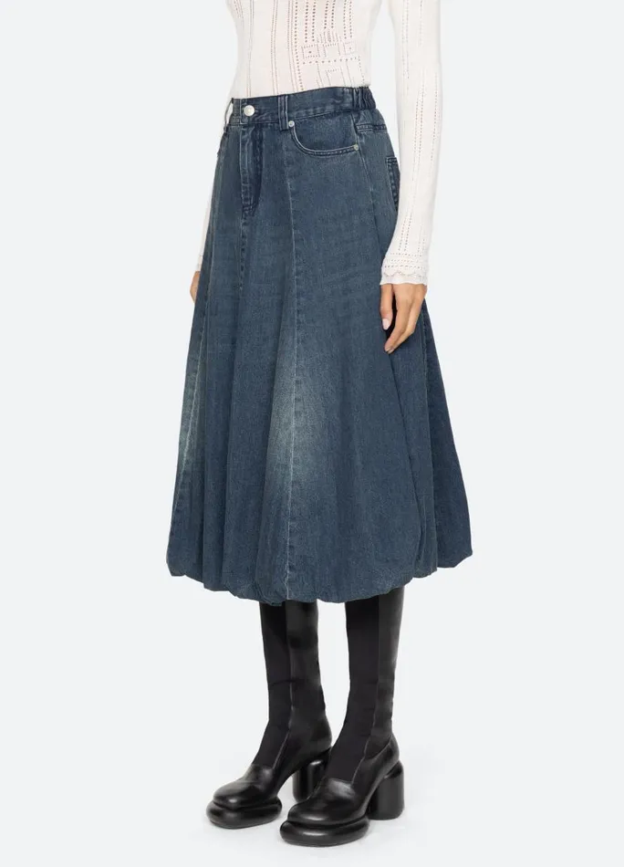 Sea New York Bottoms Women Amari Skirt Blue Sea New York Bottoms Women Amari Skirt Blue
