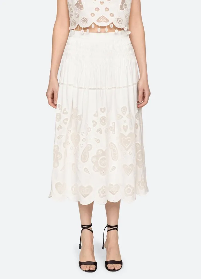 Sea New York Bottoms Women Jeanetta Skirt White