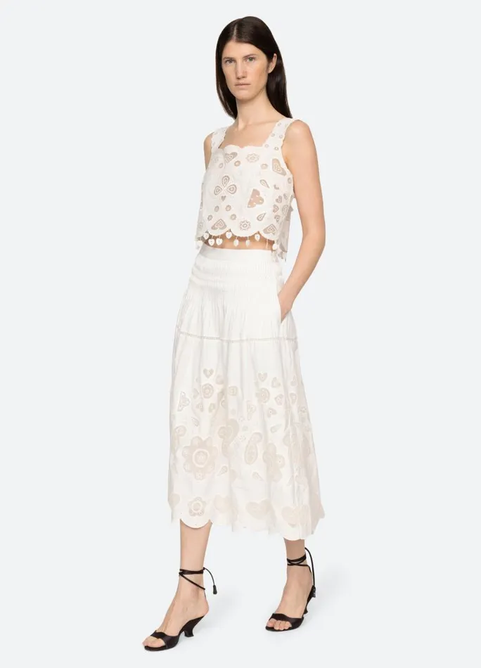 Sea New York Bottoms Women Jeanetta Skirt White Sea New York Bottoms Women Jeanetta Skirt White