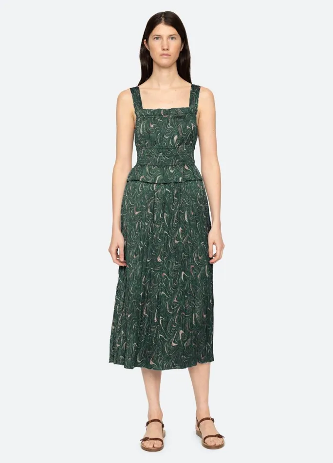 Sea New York Dresses Women Amara Ruched Dress Green