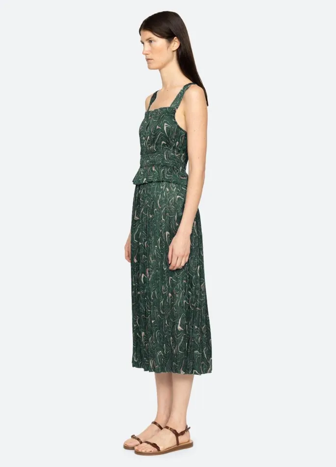 Sea New York Dresses Women Amara Ruched Dress Green
