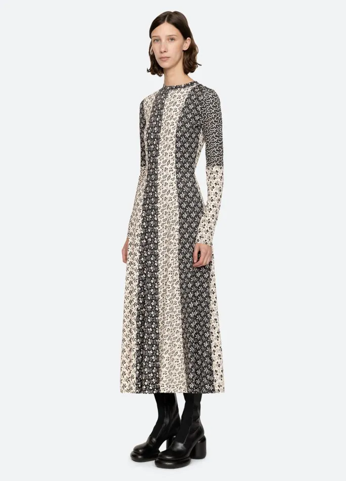 Sea New York Dresses Women Panna LS Dress Black
