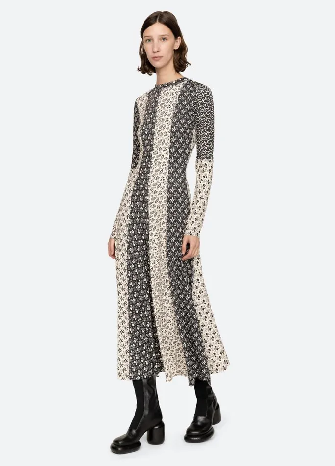 Sea New York Dresses Women Panna LS Dress Black