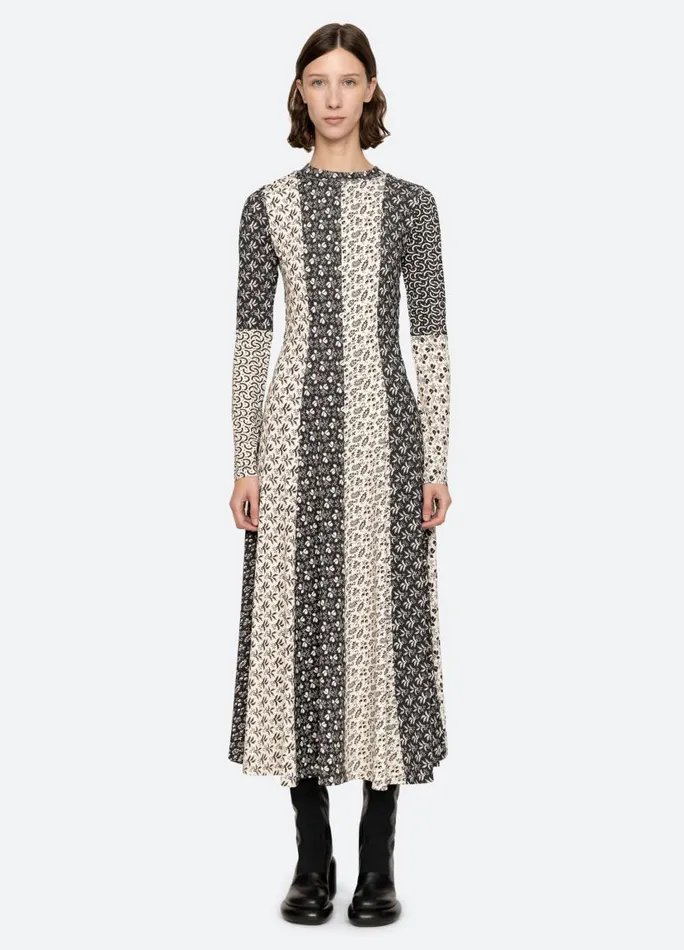 Sea New York Dresses Women Panna LS Dress Black