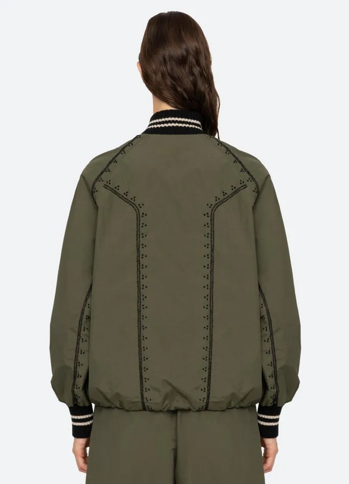 Sea New York Outerwear Women Mille Windbreaker Navy Sea New York Outerwear Women Mille Windbreaker Navy