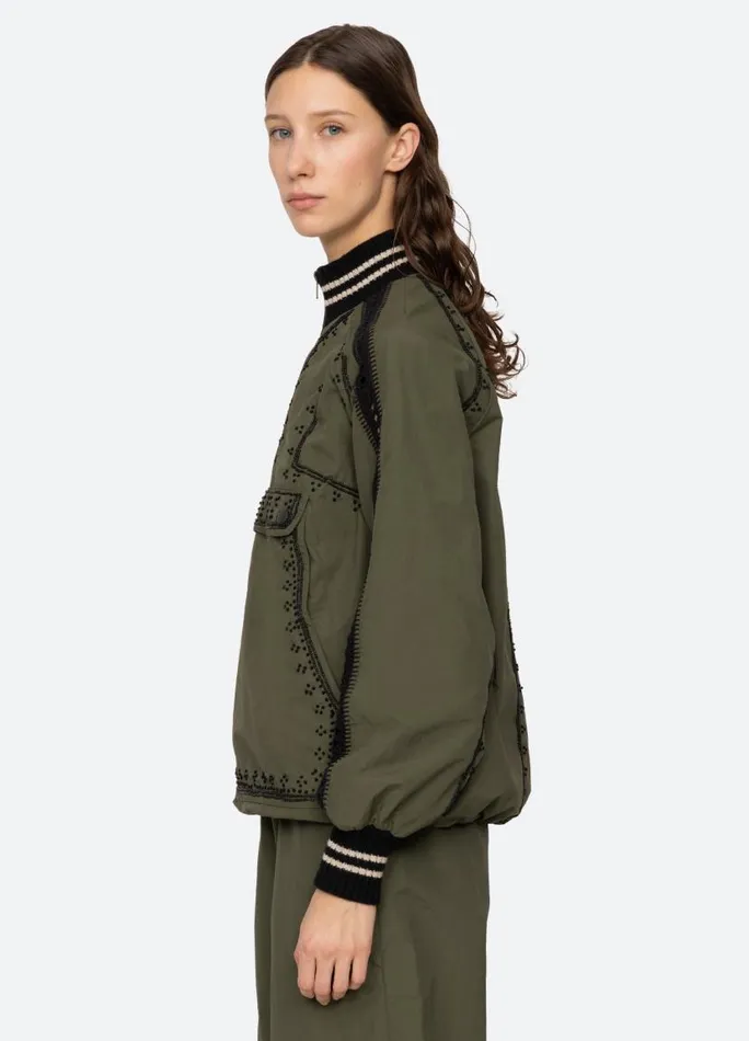 Sea New York Outerwear Women Mille Windbreaker Navy Sea New York Outerwear Women Mille Windbreaker Navy