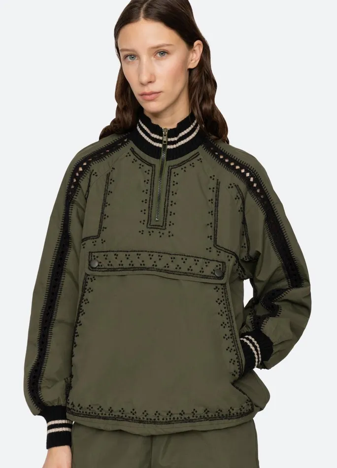 Sea New York Outerwear Women Mille Windbreaker Navy Sea New York Outerwear Women Mille Windbreaker Navy