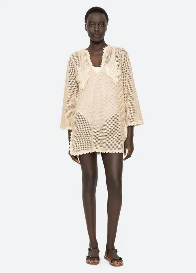 Sea New York Swimwear Women Sally Coverup Tan