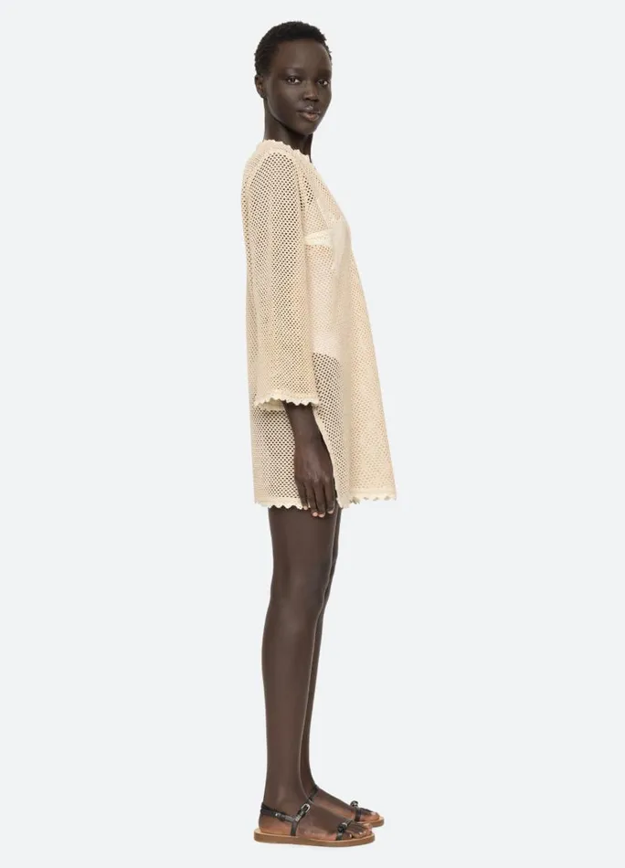 Sea New York Swimwear Women Sally Coverup Tan Sea New York Swimwear Women Sally Coverup Tan
