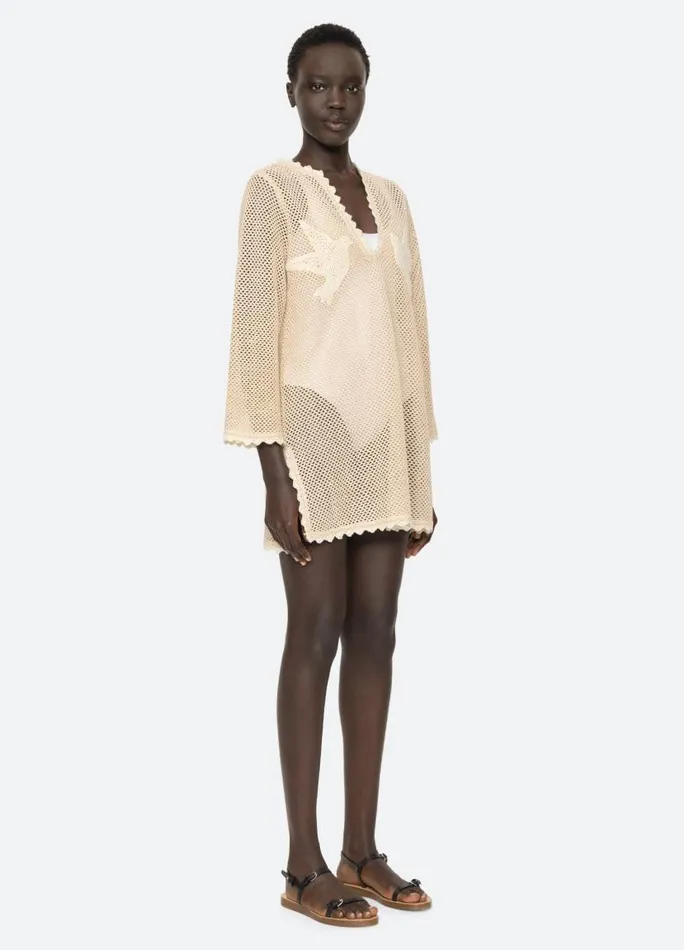 Sea New York Swimwear Women Sally Coverup Tan Sea New York Swimwear Women Sally Coverup Tan