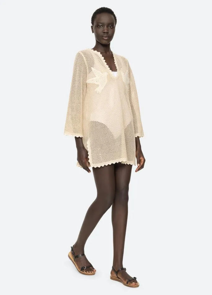 Sea New York Swimwear Women Sally Coverup Tan Sea New York Swimwear Women Sally Coverup Tan
