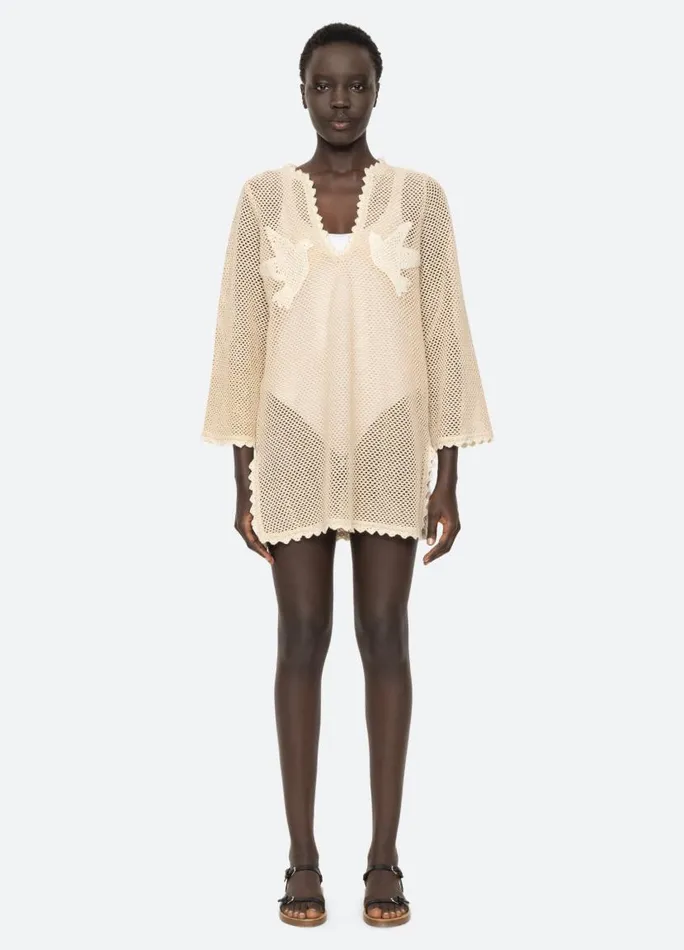 Sea New York Swimwear Women Sally Coverup Tan Sea New York Swimwear Women Sally Coverup Tan
