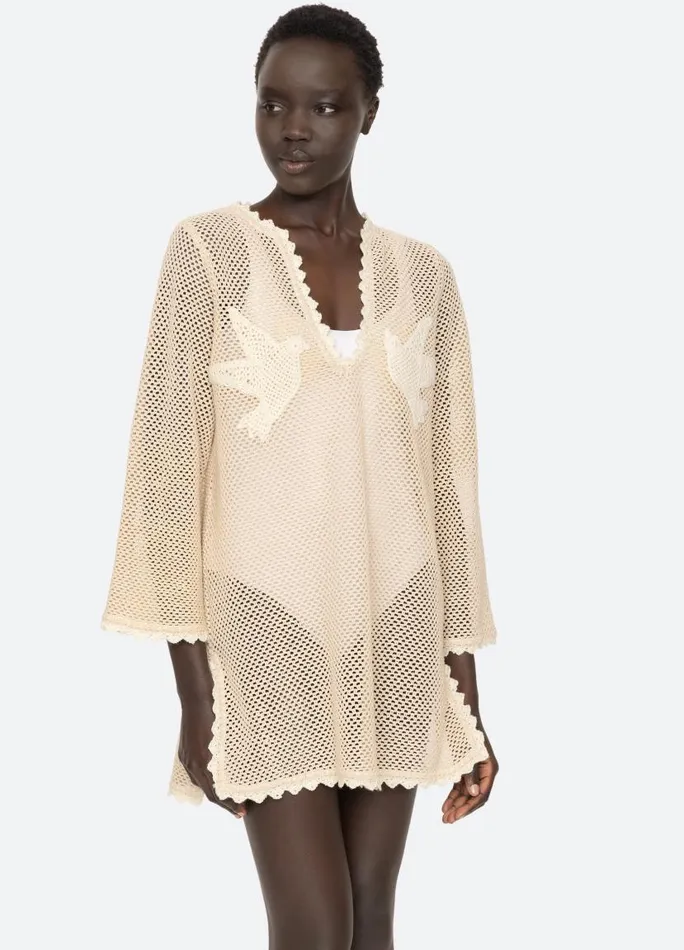 Sea New York Swimwear Women Sally Coverup Tan Sea New York Swimwear Women Sally Coverup Tan