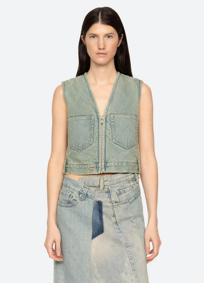 Sea New York Tops Women Alba Vest Blue