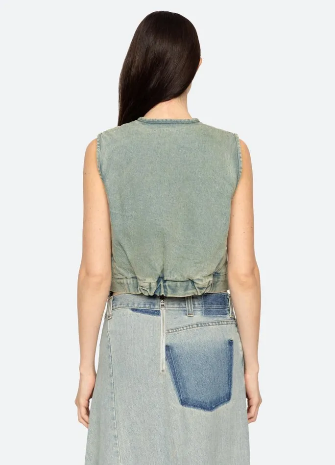 Sea New York Tops Women Alba Vest Blue Sea New York Tops Women Alba Vest Blue