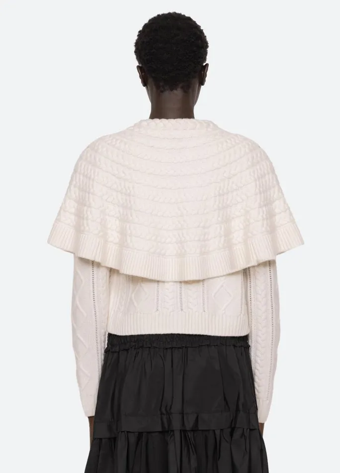 Sea New York Tops Women Caleb Cardigan Ivory Sea New York Tops Women Caleb Cardigan Ivory
