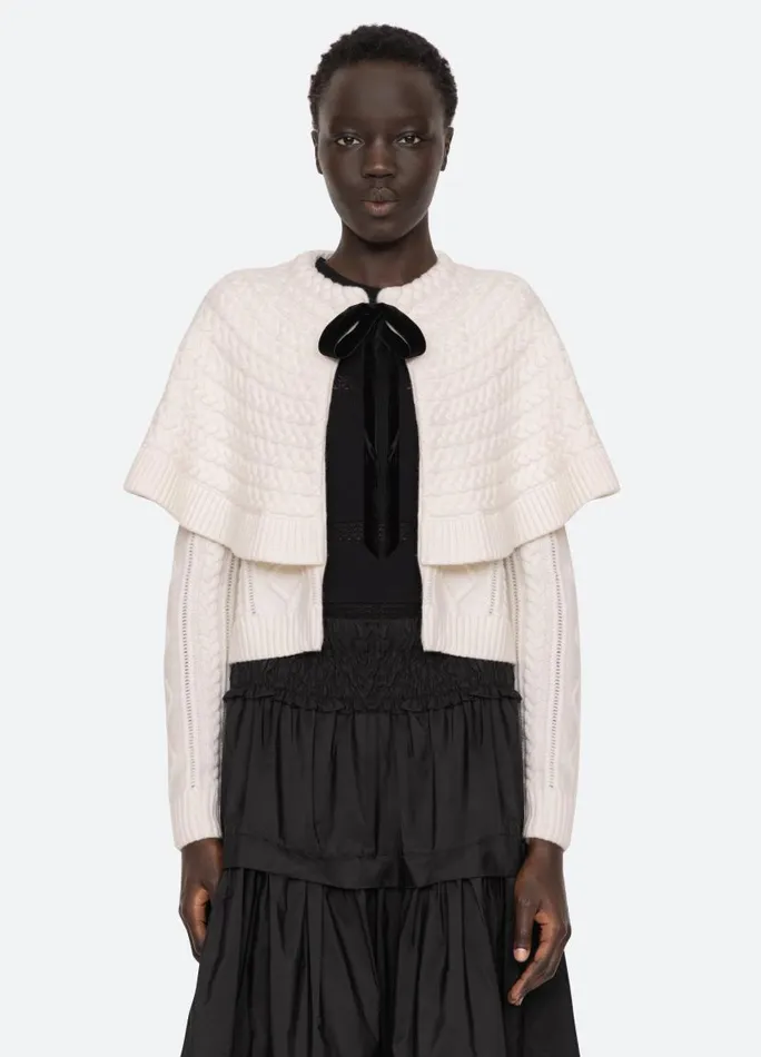 Sea New York Tops Women Caleb Cardigan Ivory Sea New York Tops Women Caleb Cardigan Ivory