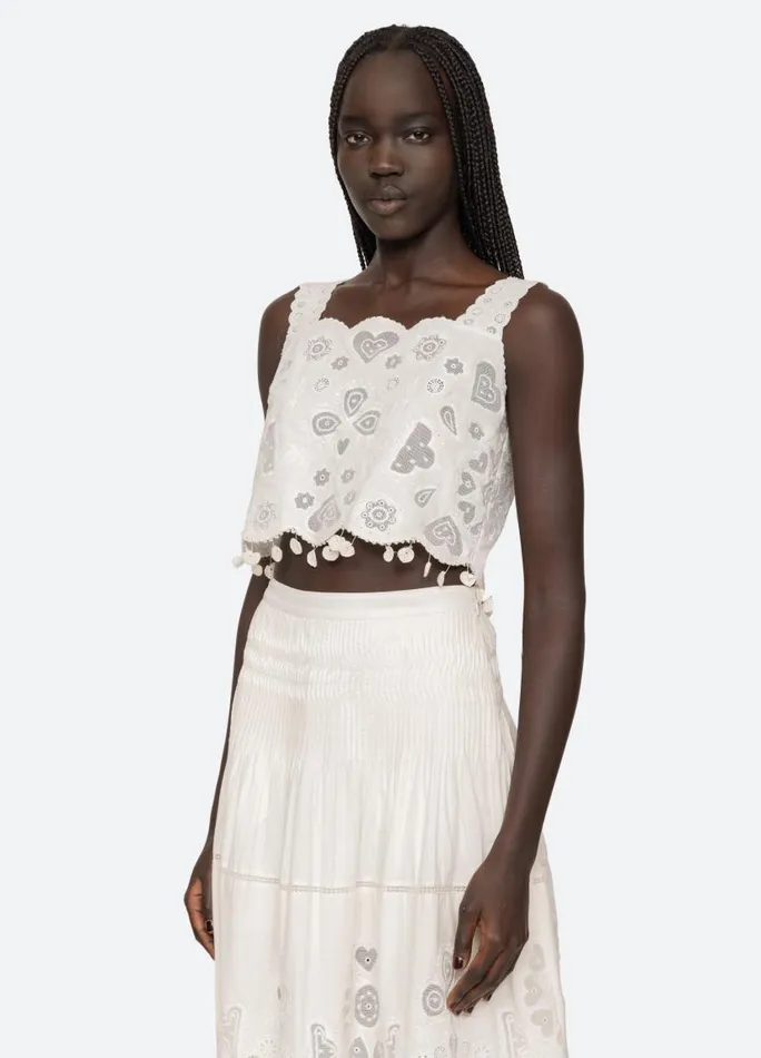 Sea New York Tops Women Jeanetta Top White Sea New York Tops Women Jeanetta Top White