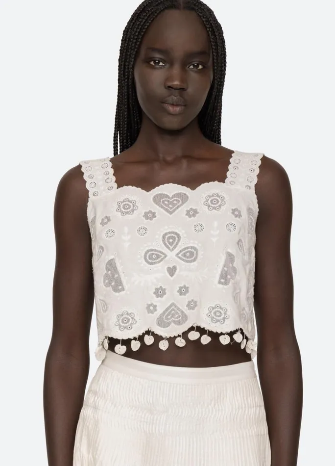 Sea New York Tops Women Jeanetta Top White Sea New York Tops Women Jeanetta Top White