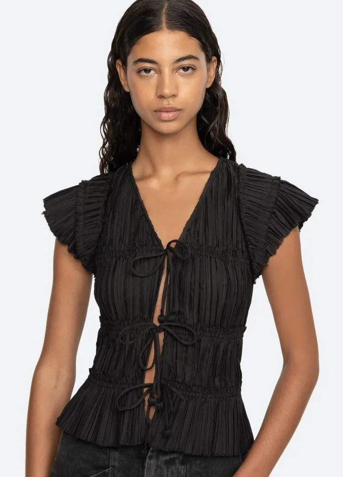 Sea New York Tops Women Parcie Top Black Sea New York Tops Women Parcie Top Black