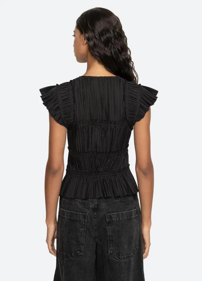 Sea New York Tops Women Parcie Top Black Sea New York Tops Women Parcie Top Black