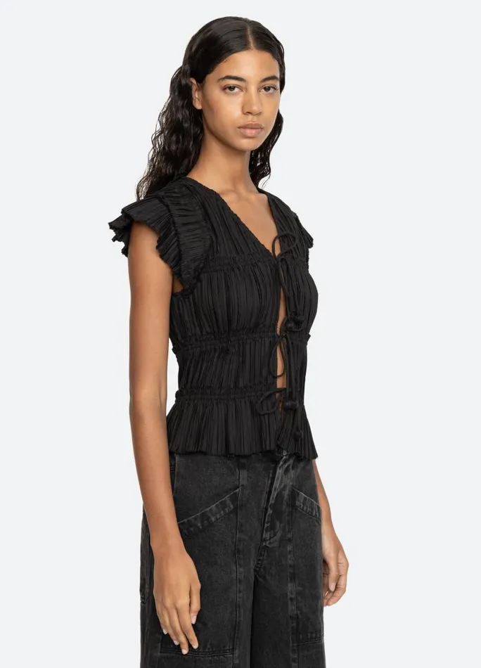 Sea New York Tops Women Parcie Top Black Sea New York Tops Women Parcie Top Black