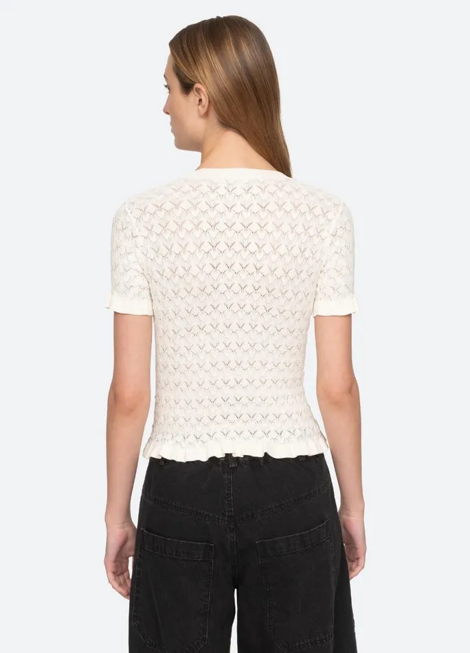 Sea New York Tops Women Rue SS Sweater Black