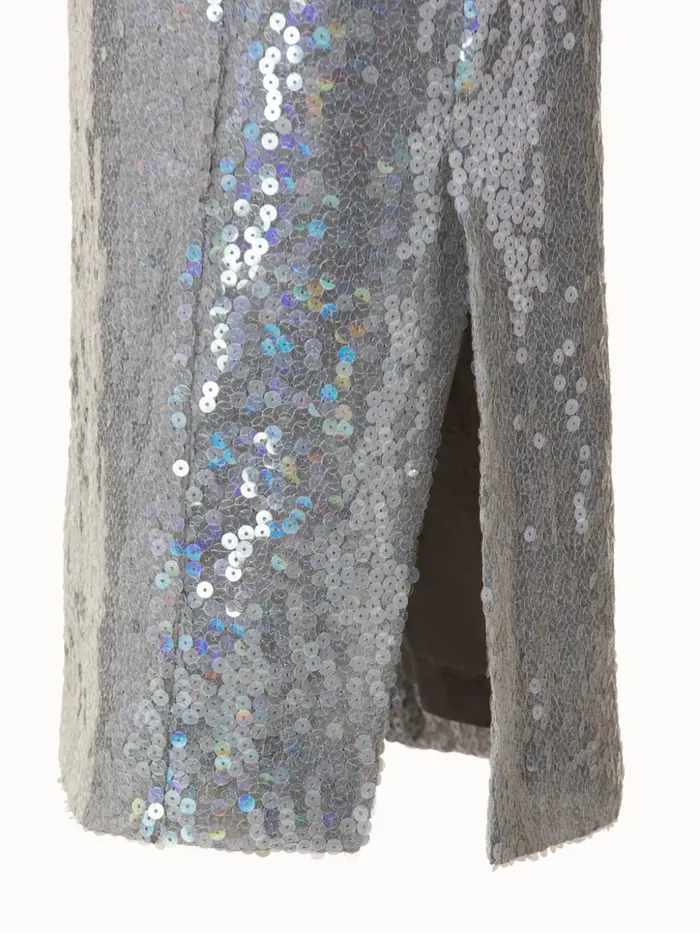 Sequins Pencil Skirt Light Melange Women Akris Skirts