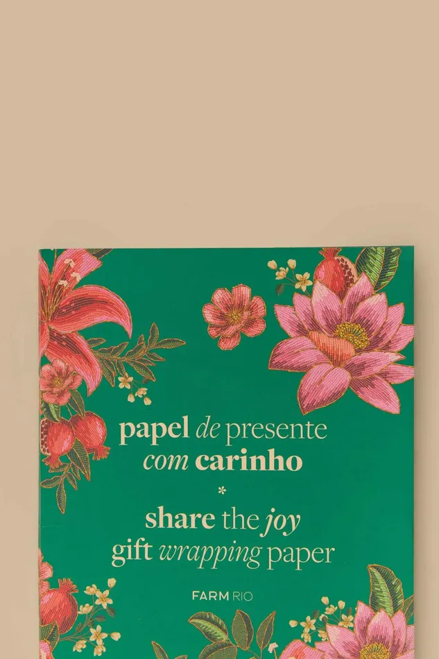 Share The Joy Giftwrap Paper Set Women Farm Rio Gifts