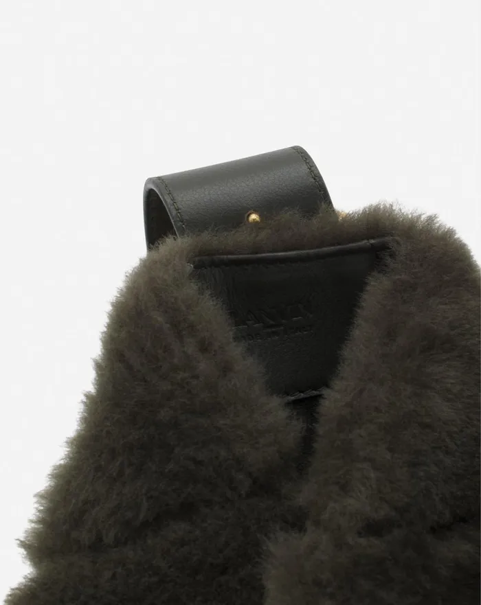 Shearling Mlodie Hobo Bag Loden Women Lanvin Tote Bags and Top Handle Bags Shearling Mlodie Hobo Bag Loden Women Lanvin Tote Bags and Top Handle Bags