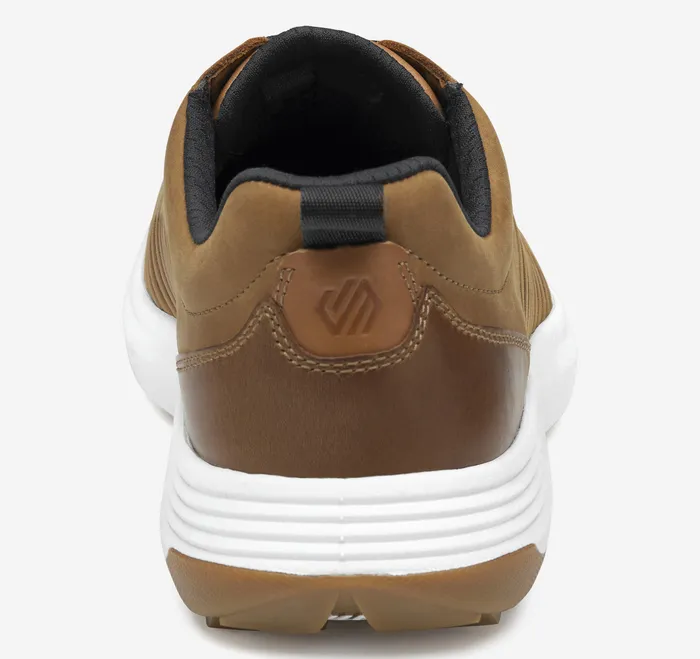 Shoes Amherst GL1 Luxe Hybrid Tan Oiled Waterproof Full Grain Johnston and Murphy Men