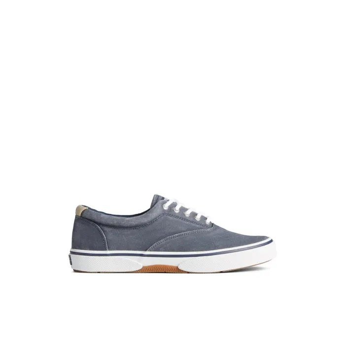 Shoes Men Sperry Halyard CVO Salt Washed Sneaker Navy