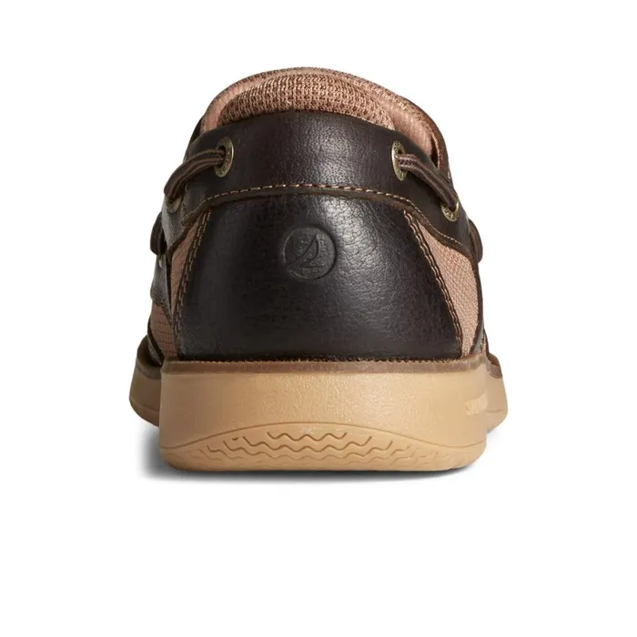 Shoes Men Sperry Surveyor 2Eye Boat Shoe Dark Brown