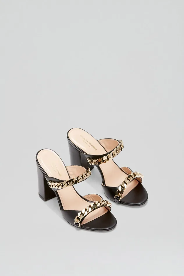 Shoes SANDAL WITH CHAINS DETAIL 95 BLACK Scanlan Theodore Women