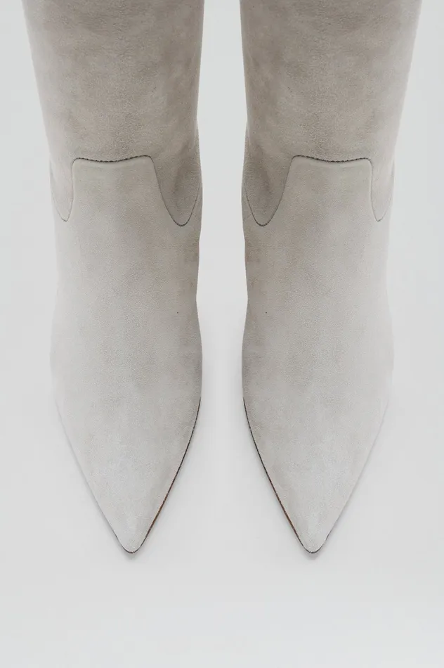 Shoes STRETCH SUEDE OVER THE KNEE BOOT 85 STONE Scanlan Theodore Women