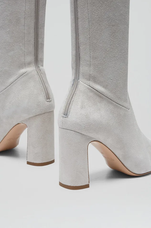 Shoes STRETCH SUEDE OVER THE KNEE BOOT 85 STONE Scanlan Theodore Women