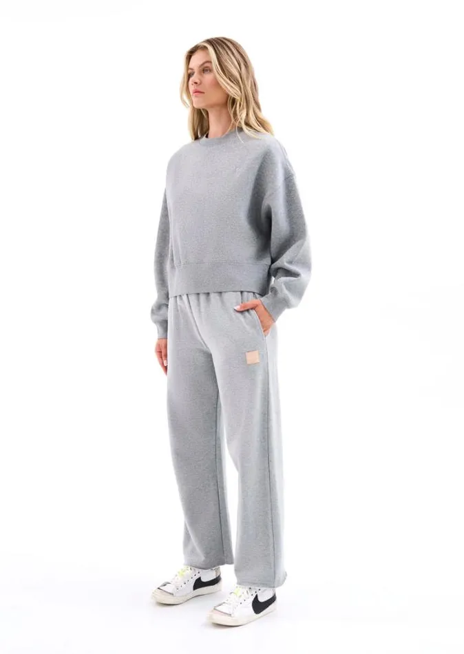 Shop AUGUSTA TRACKPANT IN GREY MARLE PE Nation Pants