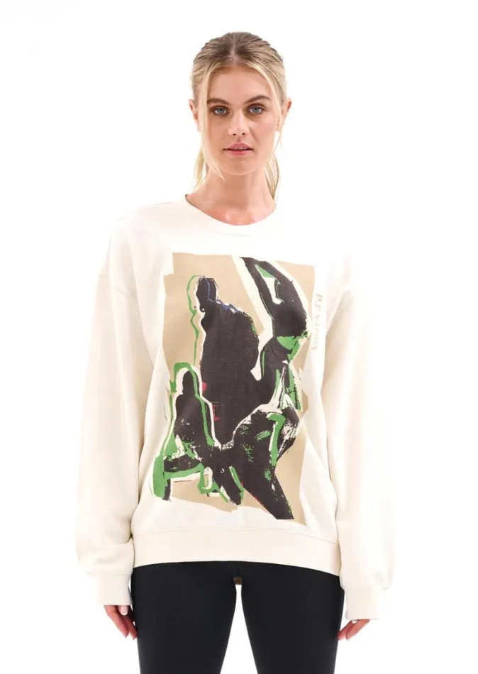 Shop BASE CAMP SWEAT IN PEARLED IVORY PE Nation Sweats