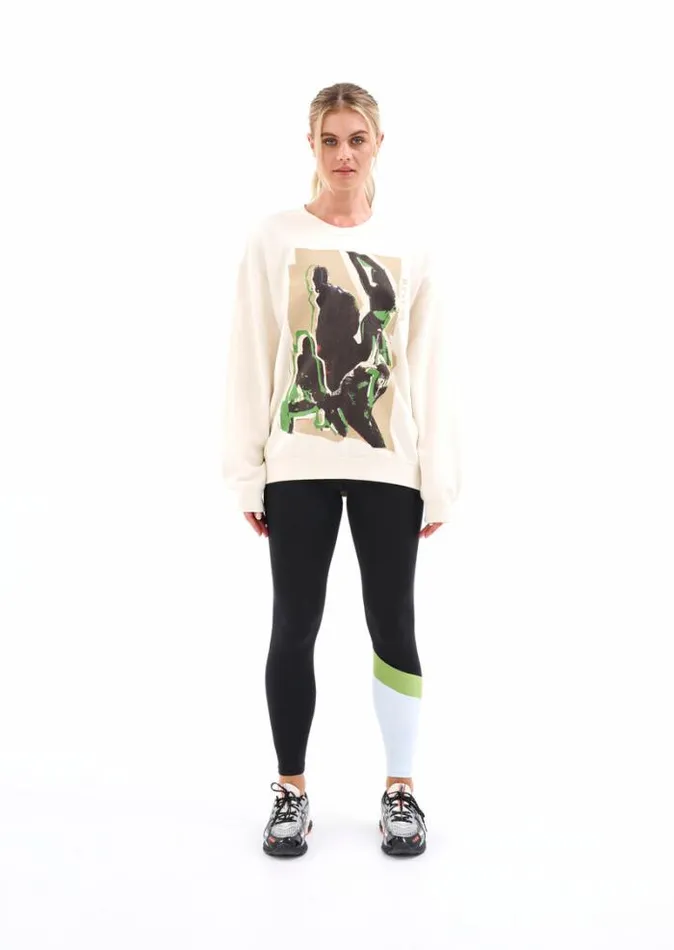 Shop BASE CAMP SWEAT IN PEARLED IVORY PE Nation Sweats
