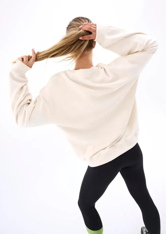 Shop BASE CAMP SWEAT IN PEARLED IVORY PE Nation Sweats