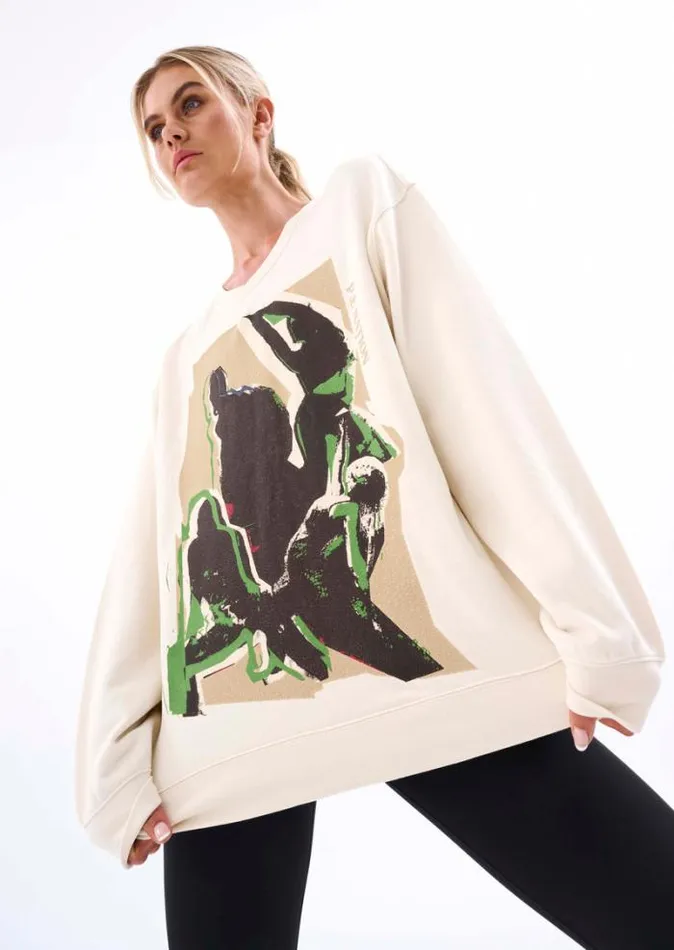 Shop BASE CAMP SWEAT IN PEARLED IVORY PE Nation Sweats